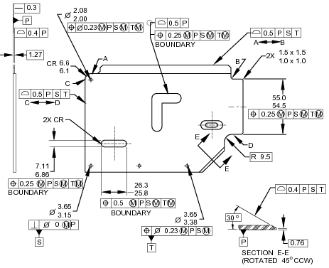 Figure 3 —  Complex interconnect tolerances